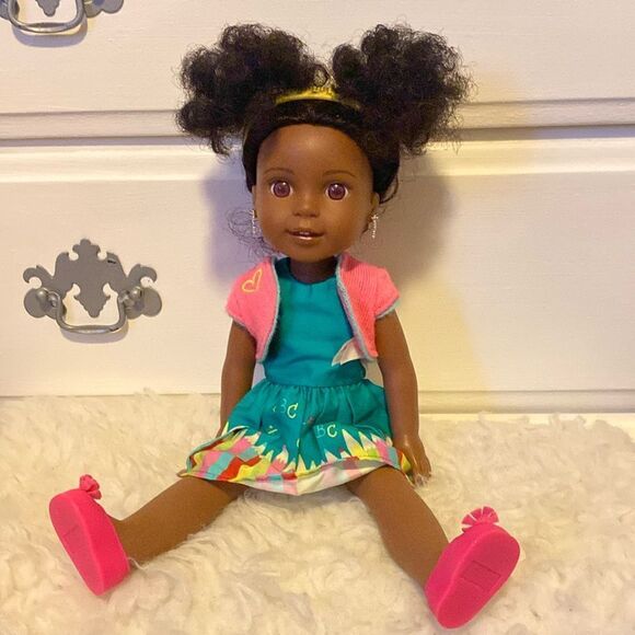 Wellie Wishers Kendall doll and school set